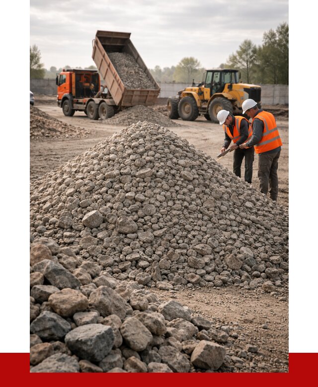 Гранитный щебень фракция 40-70 в Азове от 2567 руб ПРОНЕРУДАзв