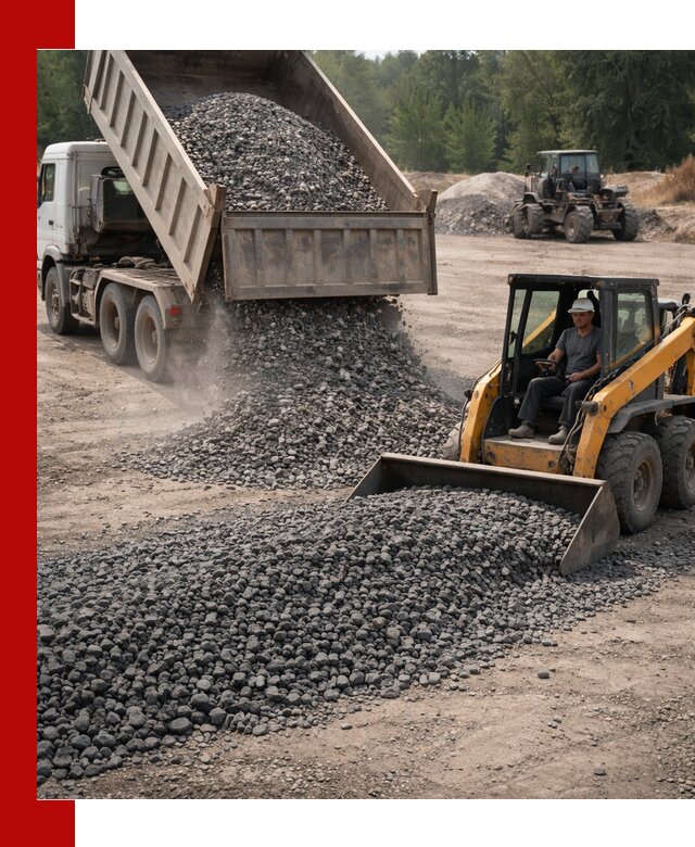 Гранитный щебень фракция 40-70 с доставкой в Азове