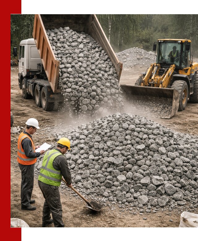 Гранитный щебень фракция 70-150 доставка в Азове