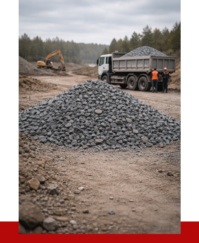 Щебень габбро диабаз фракция 40-70 в Азове от 2259 р-ПРОНЕРУДАзв