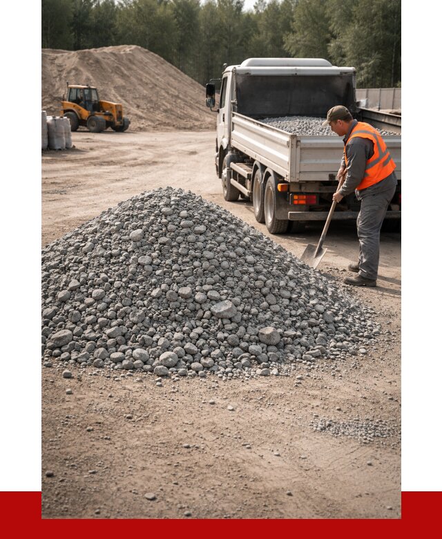 Гравийный щебень фракция 5-10 в Азове от 2259 р. | ПРОНЕРУДАзв