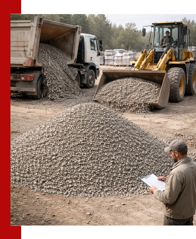 Гравийный щебень фракция 5–10 с доставкой в Азове