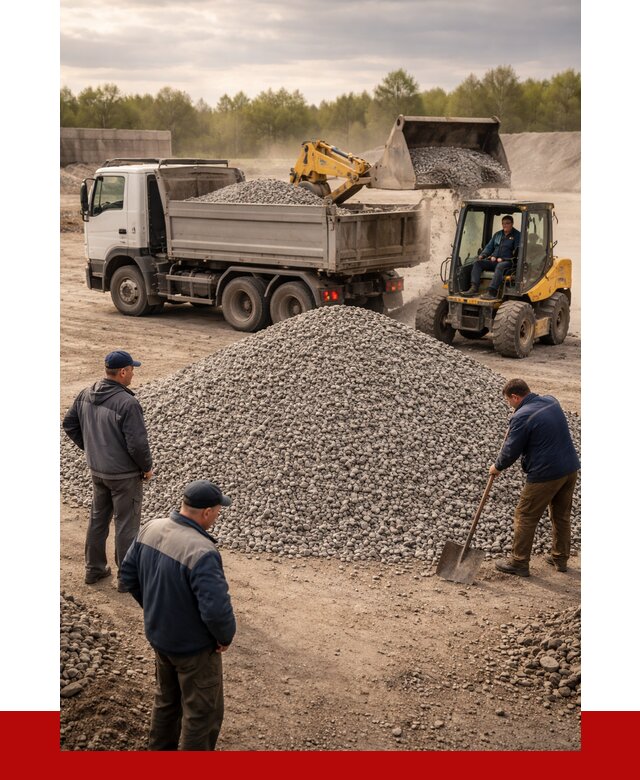 Гравийный щебень фракция 5-20 в Азове от 2465 р. ПРОНЕРУДАзв