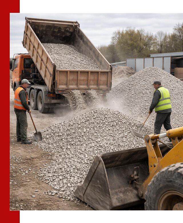 Доломитовый щебень фракции 5-20 с доставкой в Азове