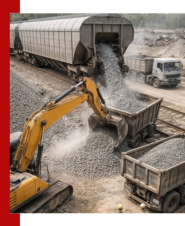 Доставка железнодорожного щебня в Азове крупными партиями быстрого отгруза