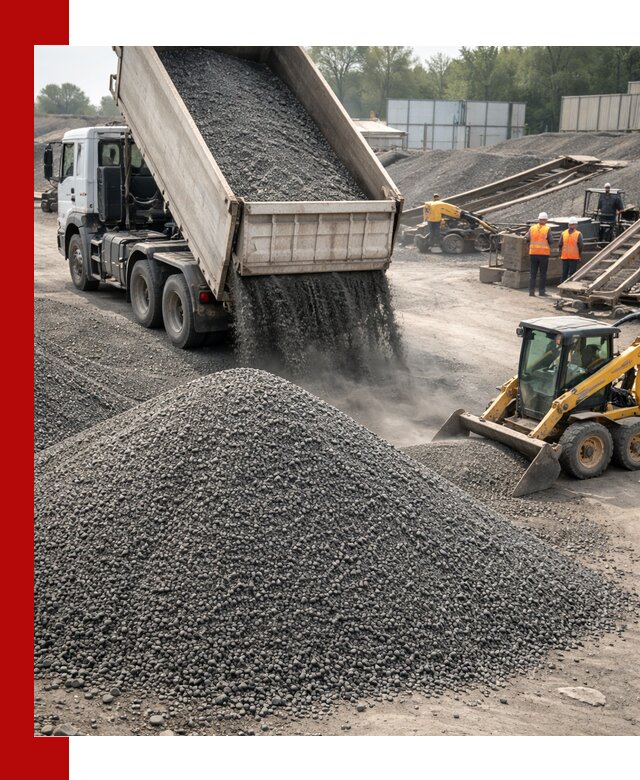 Вторичный щебень фракция 0–5 с доставкой в Азове