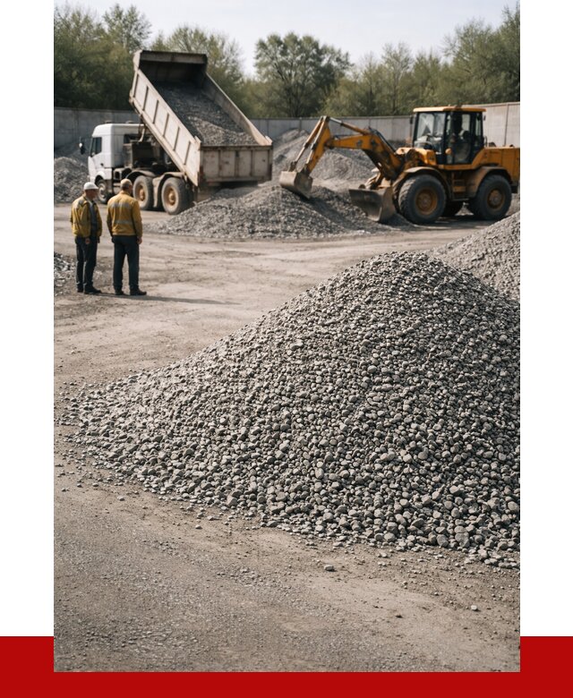 Вторичный щебень фр. 5-20 в Азове от 1643 р. - ПРОНЕРУДАзв