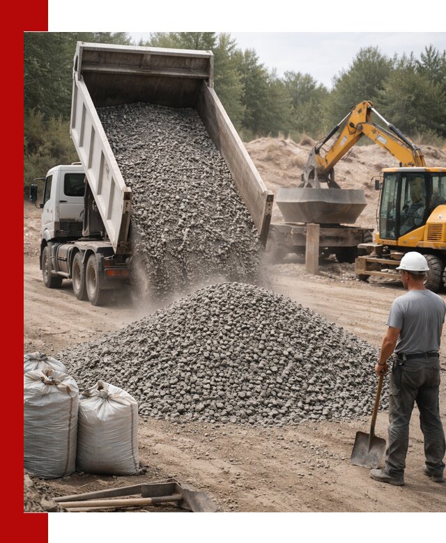 Доставка и продажа бетонного щебня в Азове