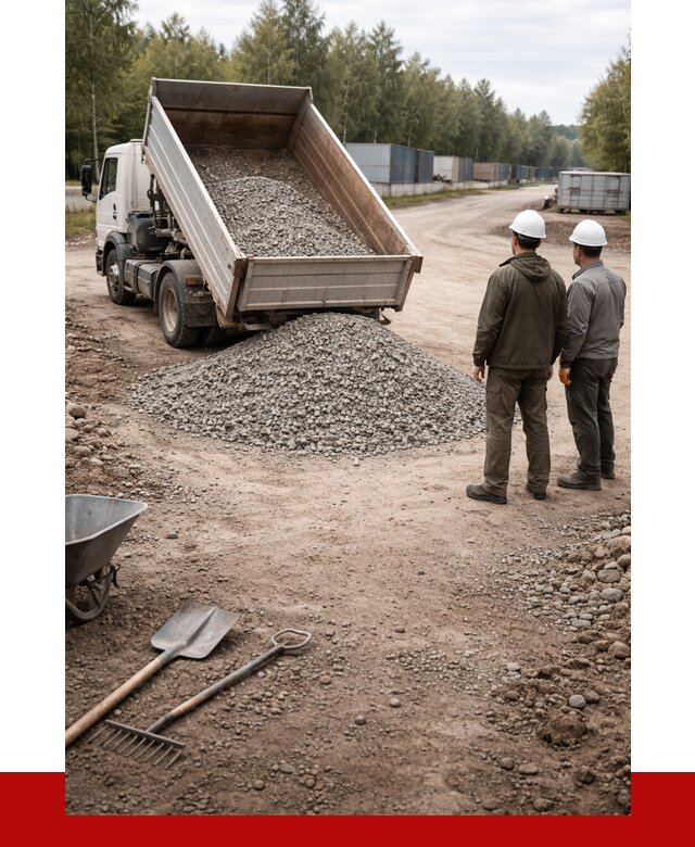 Бетонный щебень фракция 5-20 в Азове от 3286 р., ПРОНЕРУДАзв