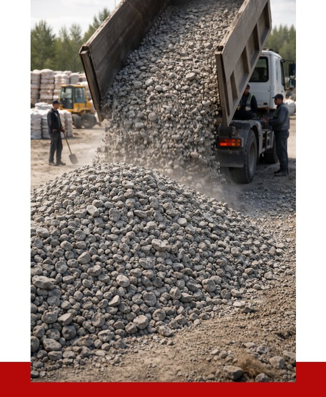 Бетонный щебень фракция 40-70 в Азове от 1848 р. ПРОНЕРУДАзв