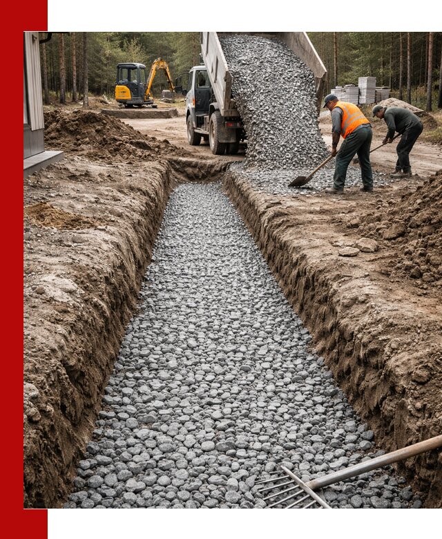 Щебень для дренажа с доставкой в Азове высокого качества