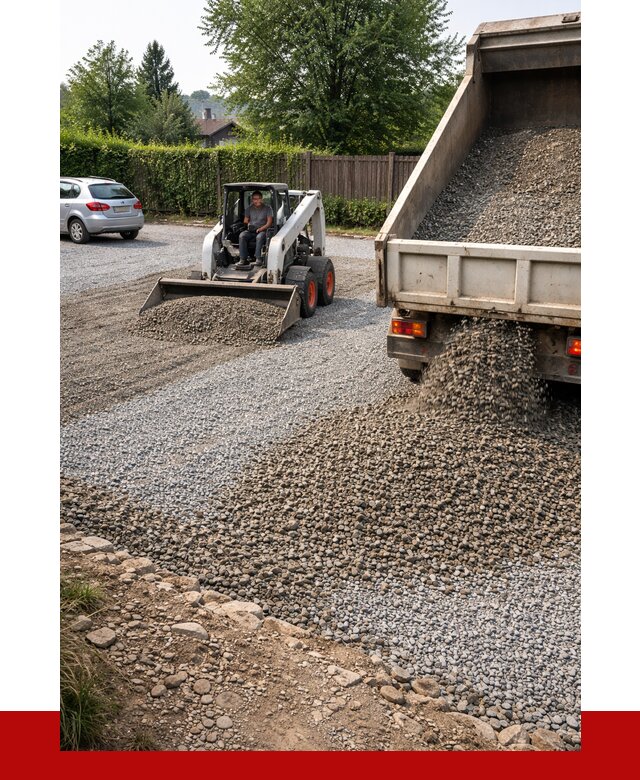 Щебень для парковки в Азове с доставкой от 1232 р.| ПРОНЕРУДАзв