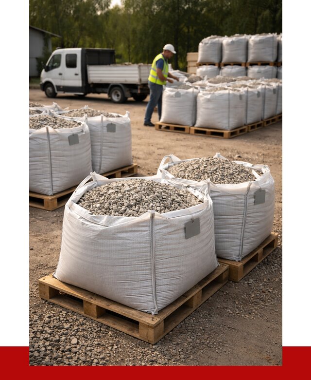 Щебень в мешках с доставкой в Азове от 4313 р. | ПРОНЕРУДАзв