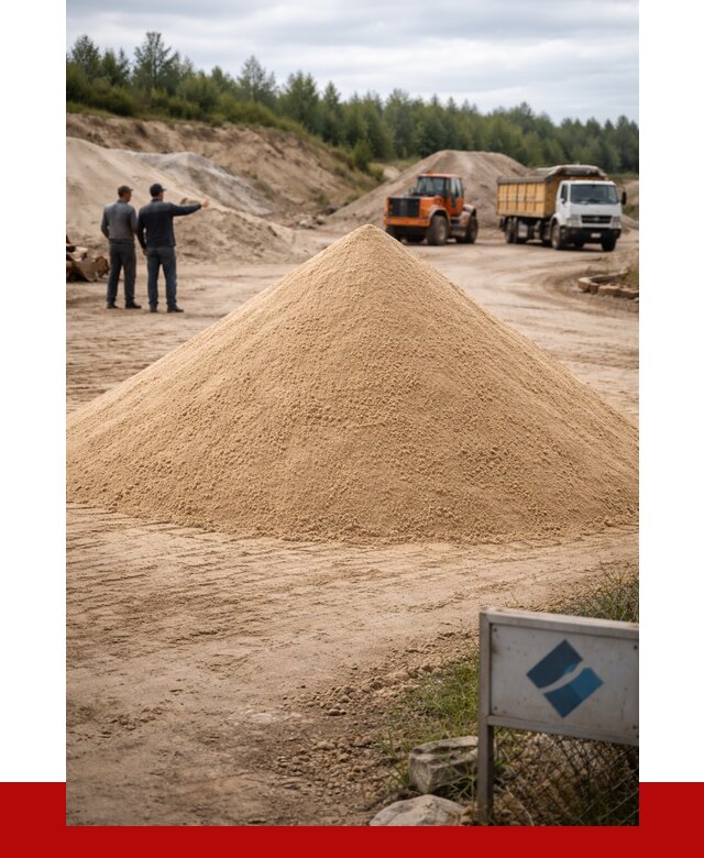 Карьерный песок навалом в Азове от 1848 р. | ПРОНЕРУДАзв