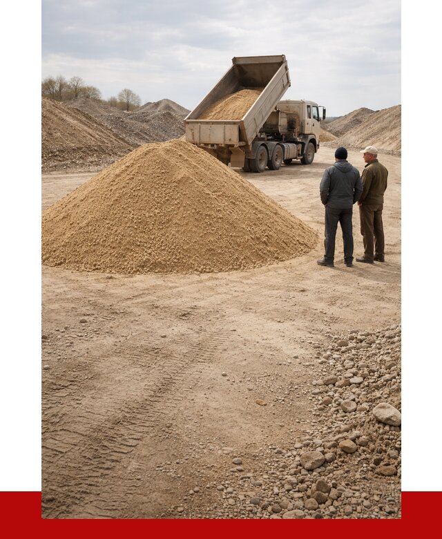 Карьерный песок крупнозернистый в Азове от 8729 р | ПРОНЕРУДАзв