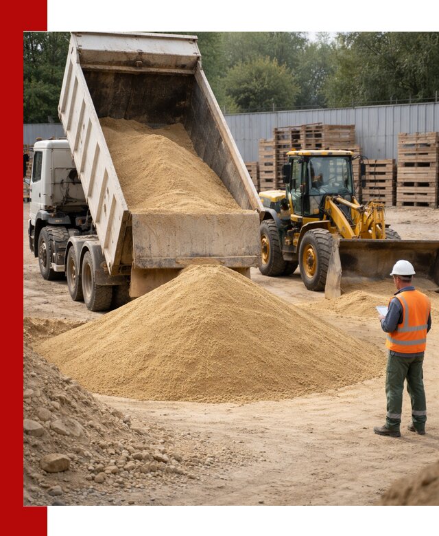 Доставка карьерного мелкозернистого песка в Азове