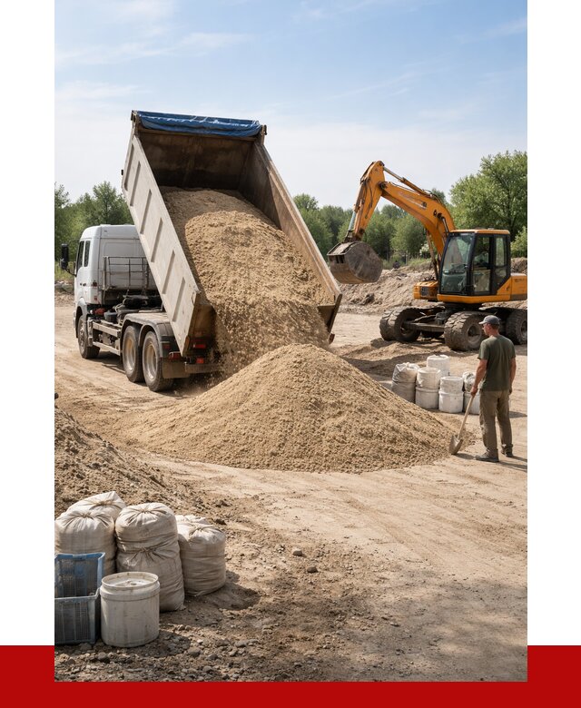 Купить речной песок в Азове от 1232 р. за куб | ПРОНЕРУДАзв