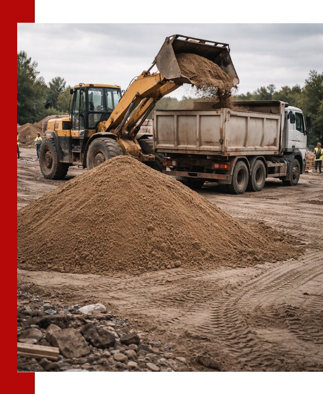 Доставка речного песка навалом в Азове быстро и выгодно