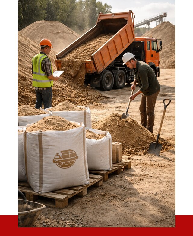 Строительный песок в Азове от 2259 р. с доставкой, ПРОНЕРУДАзв