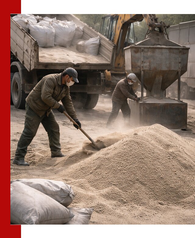 Кварцевый песок для пескоструя в Азове — доставка и качество