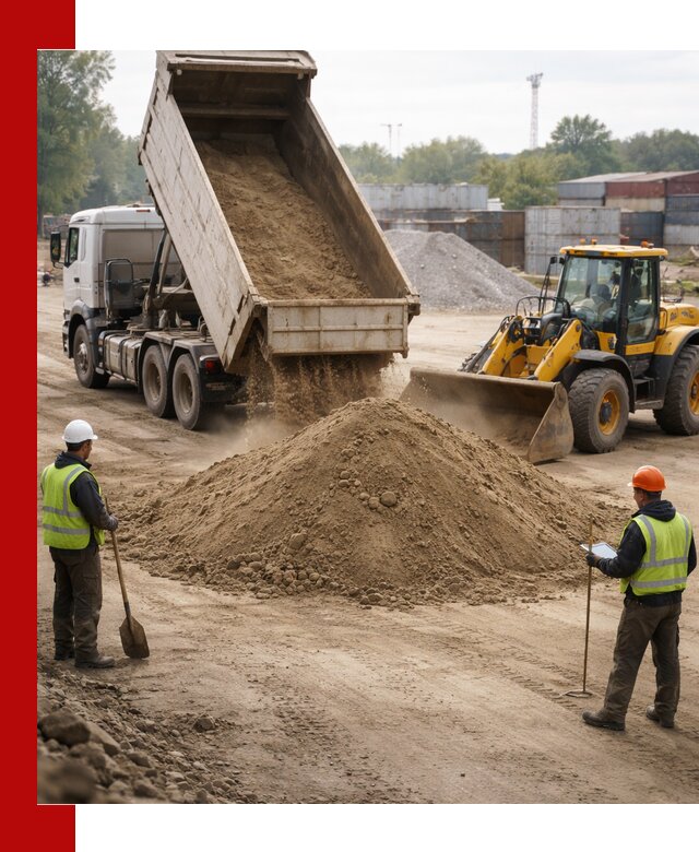 Доставка и продажа пескогрунта оптом и в розницу в Азове