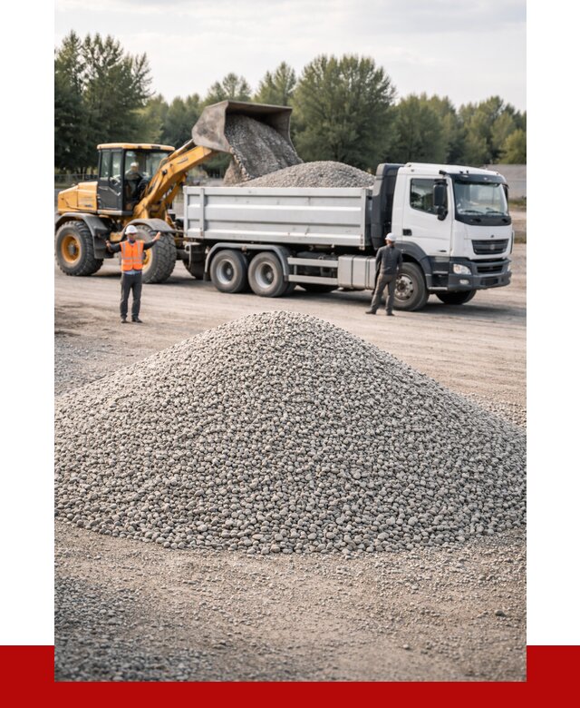 Купить мытый гравий в Азове от 3594 р, доставка ПРОНЕРУДАзв