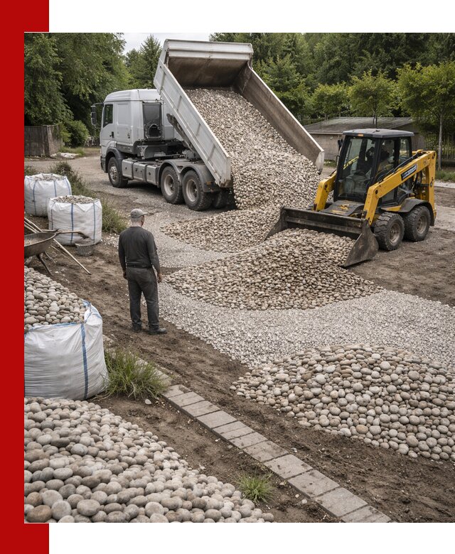 Доставка морской гальки оптом и в розницу в Азове