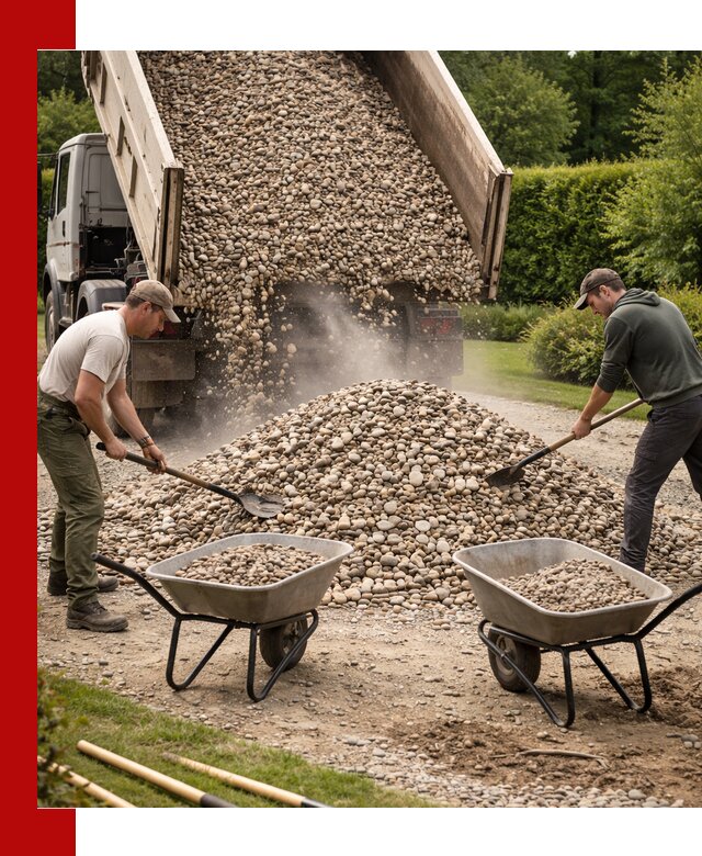 Доставка и продажа декоративной гальки в Азове