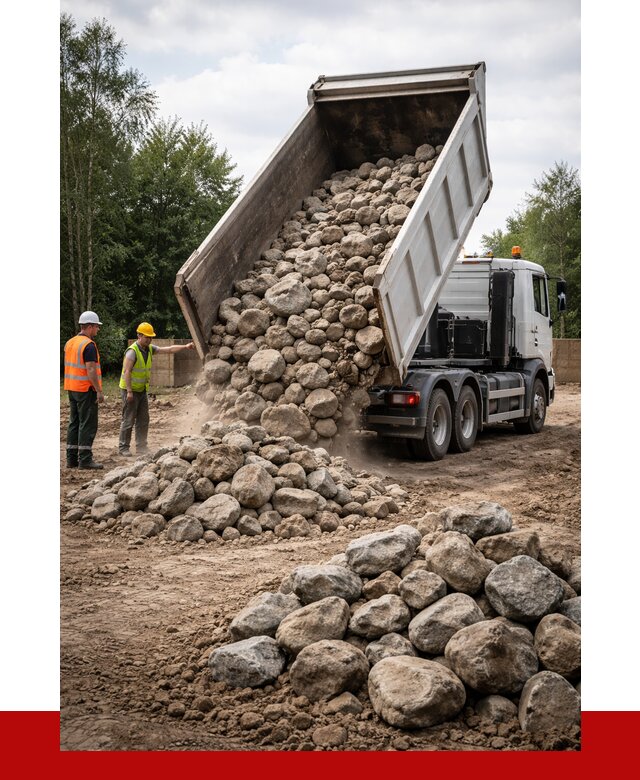 Купить булыжник в Азове с доставкой от 4621 р. за куб | ПРОНЕРУДАзв