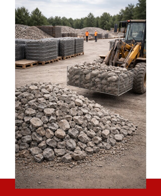 Камень для габионов фракция 70-150 в Азове от 4313 р. | ПРОНЕРУДАзв