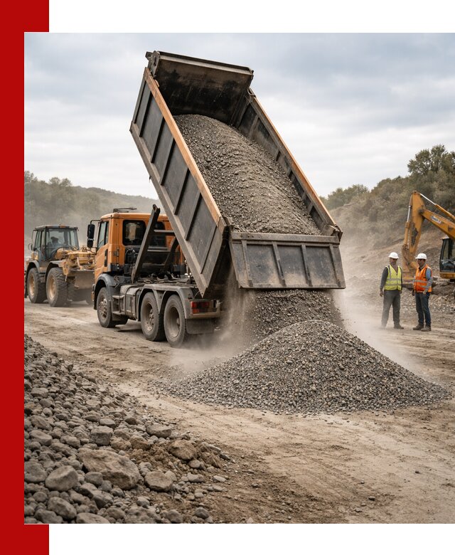 Щебёночно-песчаная смесь ЩПС С1 с доставкой в Азове