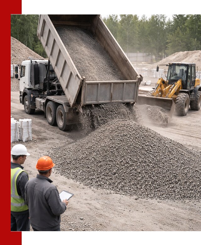 Доставка и продажа гранитного отсева 0-10 в Азове