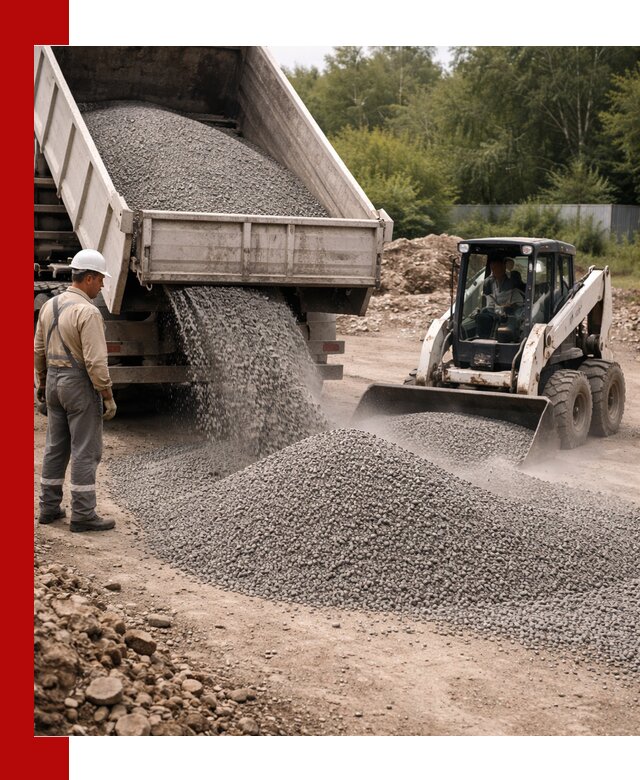 Доставка гравийного отсева 0-5 в Азове оптом и в розницу