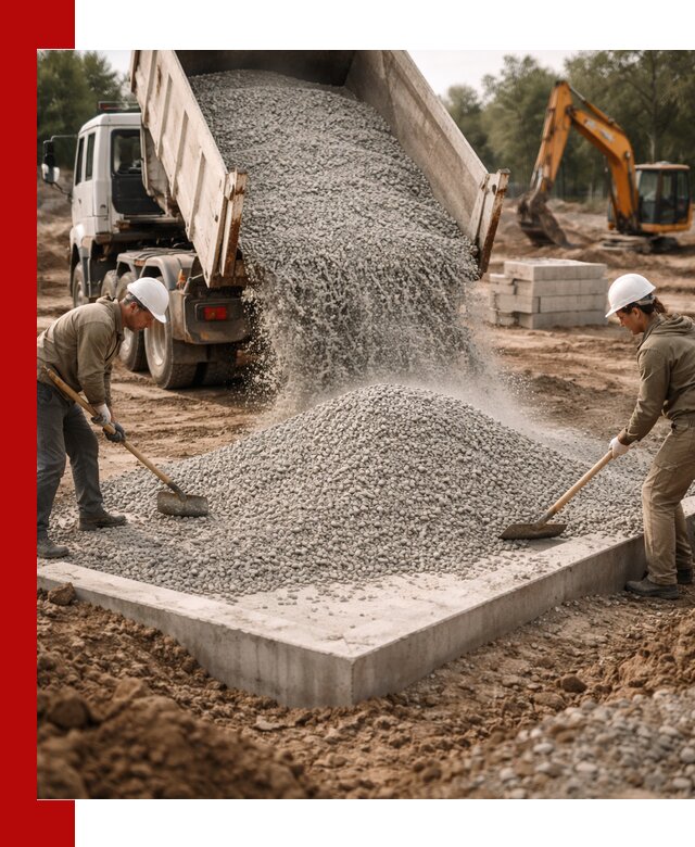 Доставка и продажа отсева для бетона в Азове