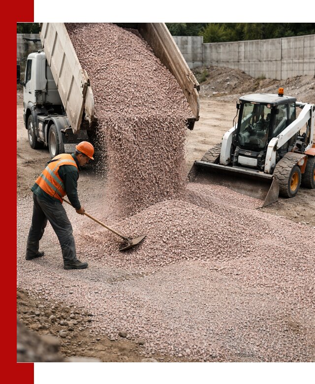 Крошка розовый гранит с доставкой в Азове от производителя
