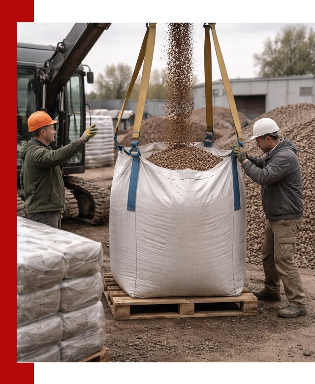 Керамзит в биг-бегах с доставкой в Азове