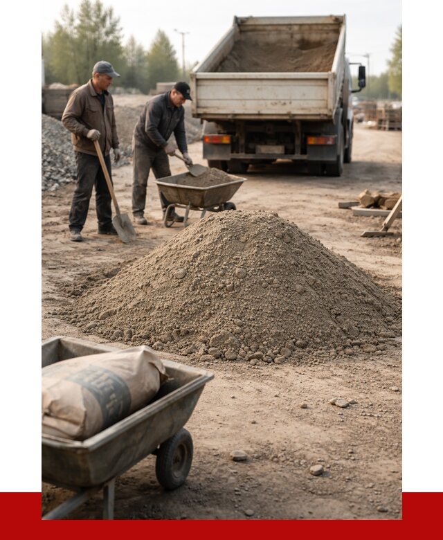 Цементно-песчаная смесь М150 в Азове от 4826 р. | ПРОНЕРУДАзв