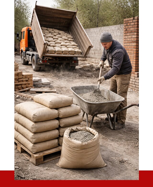 Купить сухую смесь для кладки в Азове от 1232 р. | ПРОНЕРУДАзв