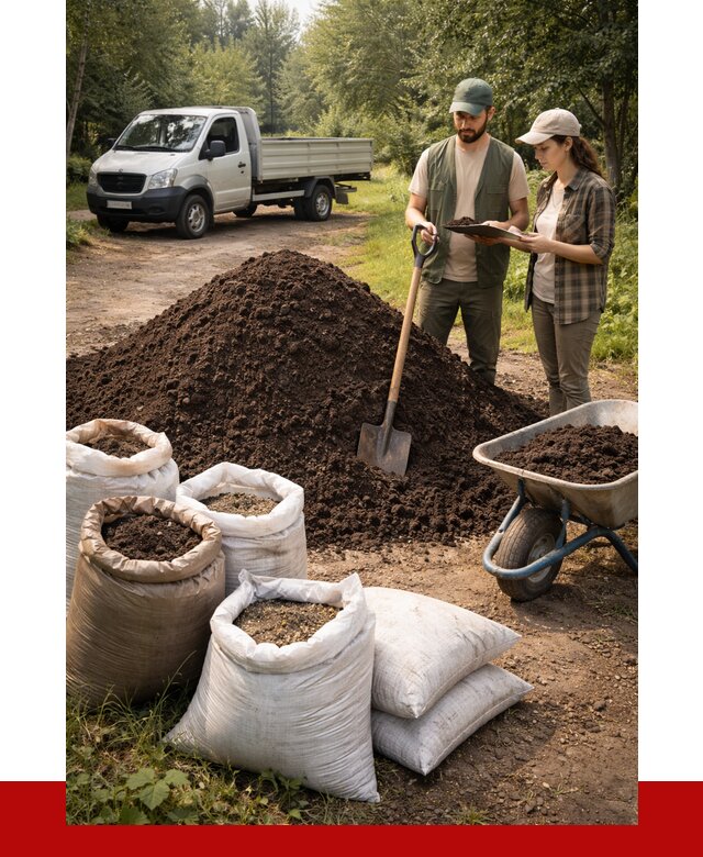 Купить грунт с доставкой в Азове от 4621 р. за м3 | ПРОНЕРУДАзв