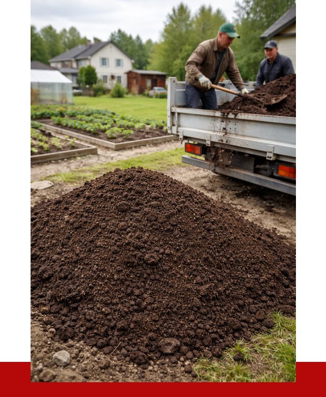 Плодородный грунт в Азове с доставкой от 4313 р. | ПРОНЕРУДАзв