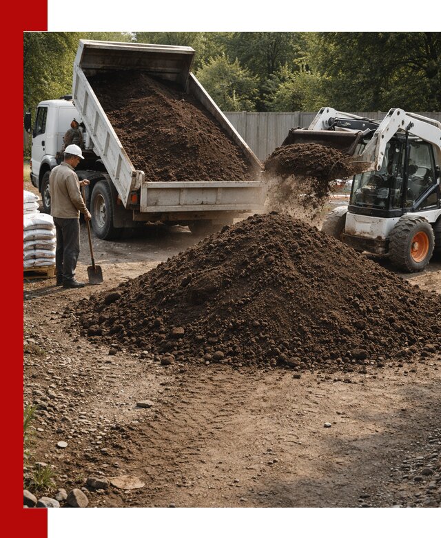 Доставка растительного грунта в Азове от производителя оптом и в розницу