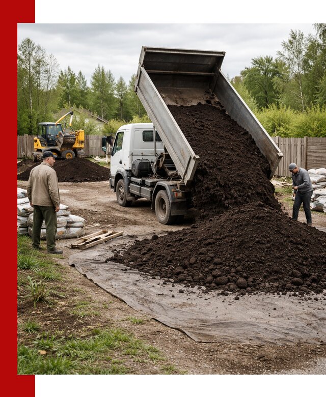 Доставка качественного почвогрунта в Азове оптом и в розницу
