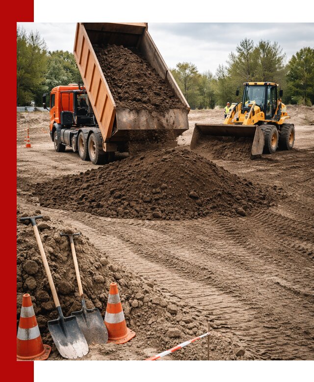 Поставка и доставка планировочного грунта в Азове