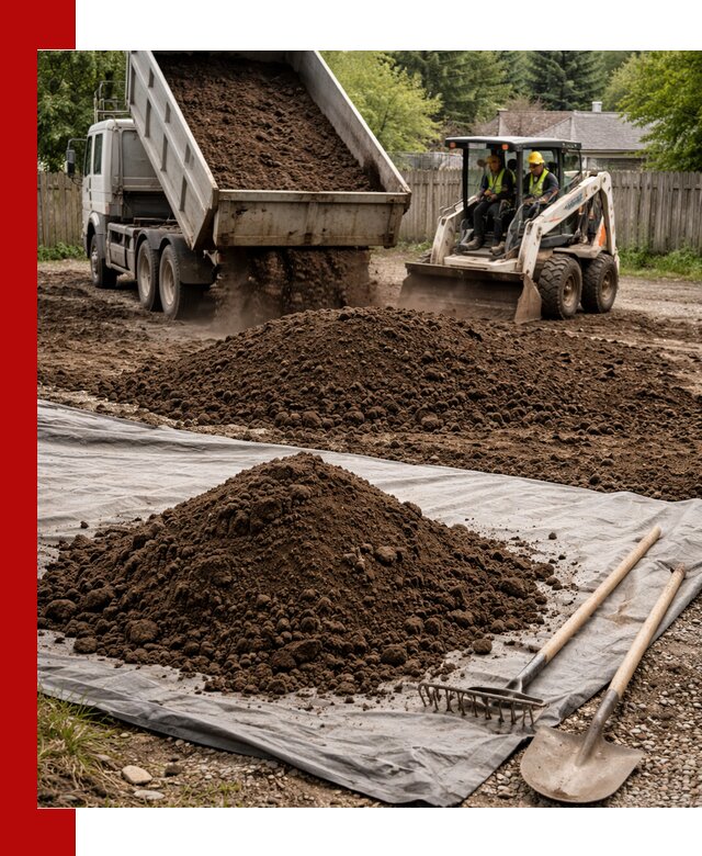 Грунт для отсыпки участка с доставкой в Азове