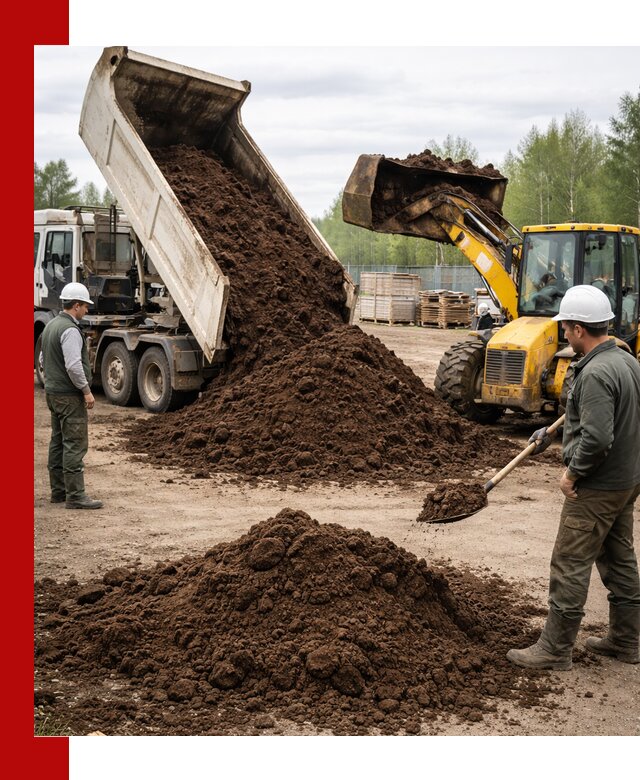 Доставка торфа оптом и в мешках в Азове