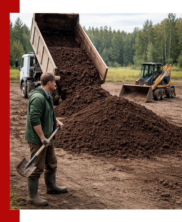 Купить верховой торф с доставкой в Азове для садоводства и растений