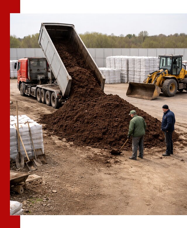 Доставка торфяных смесей оптом и в розницу в Азове