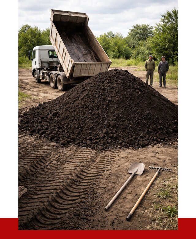Купить чернозем навалом в Азове от 1232 р. за куб | ПРОНЕРУДАзв