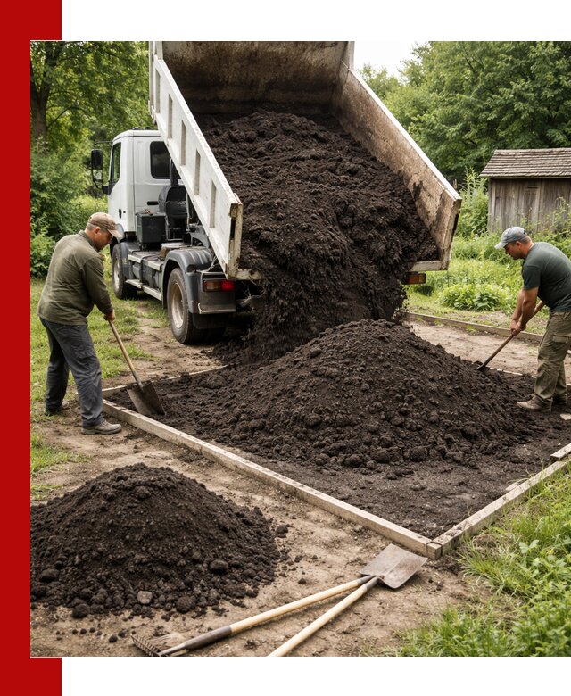 Купить чистый чернозем для огорода с доставкой в Азове