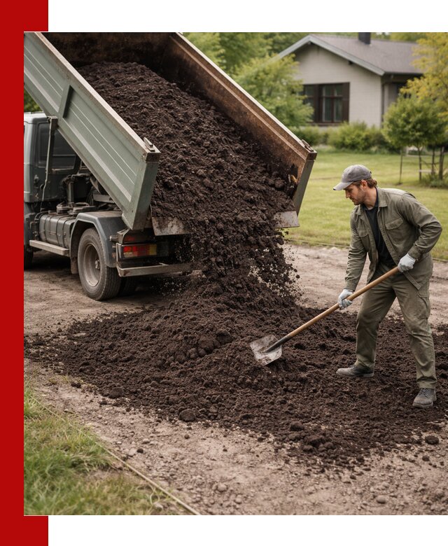 Чернозем для газона с доставкой в Азове быстро и качественно